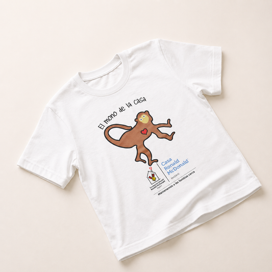 Camiseta "El mono de la casa"