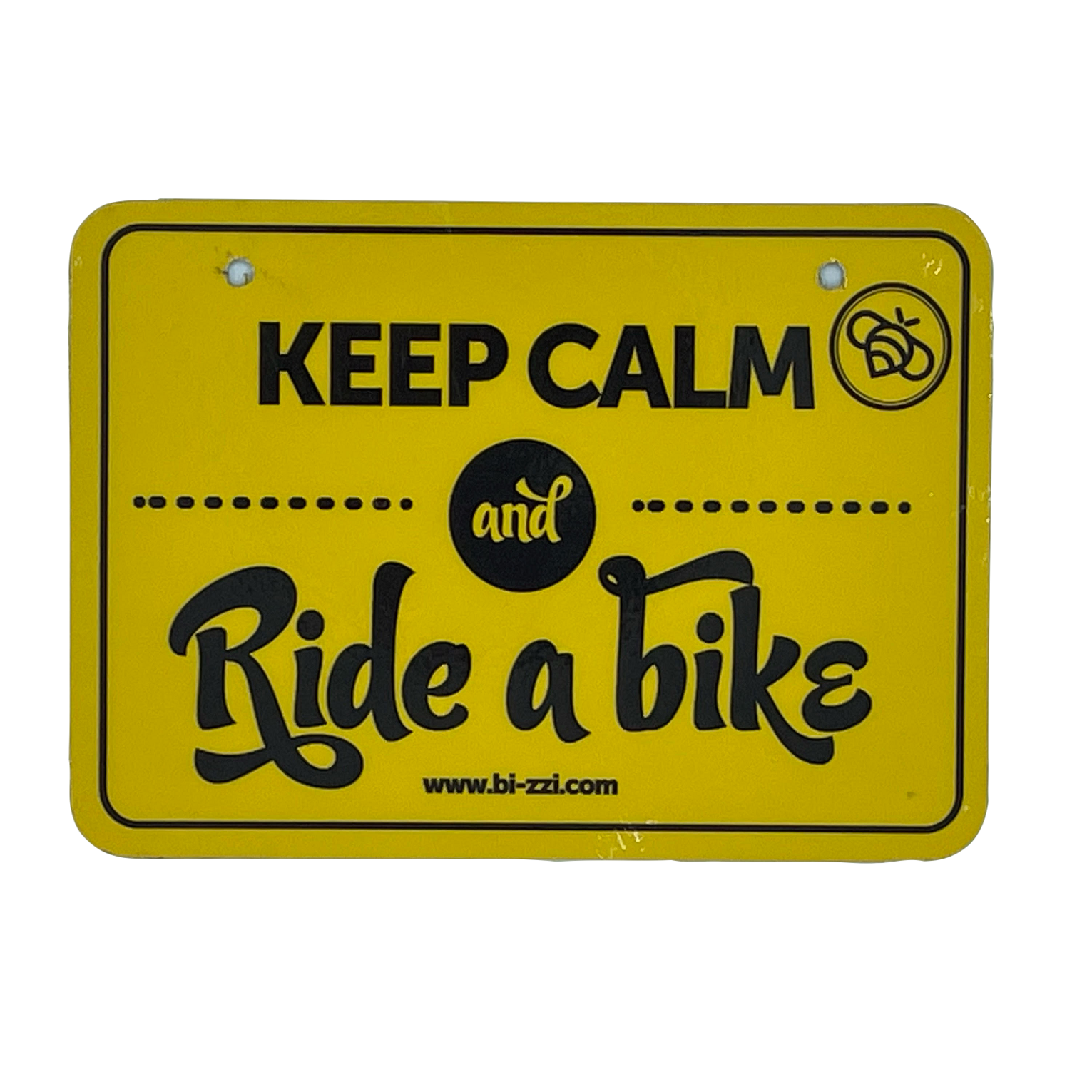 Matrícula-vintage-para-bicicleta-Keep-calm-and-ride-a-bike