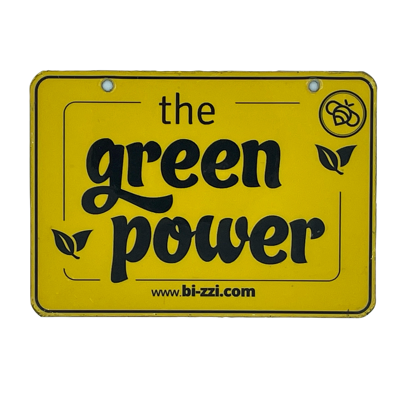 Matrícula-vintage-para-bicicleta-The-green-power