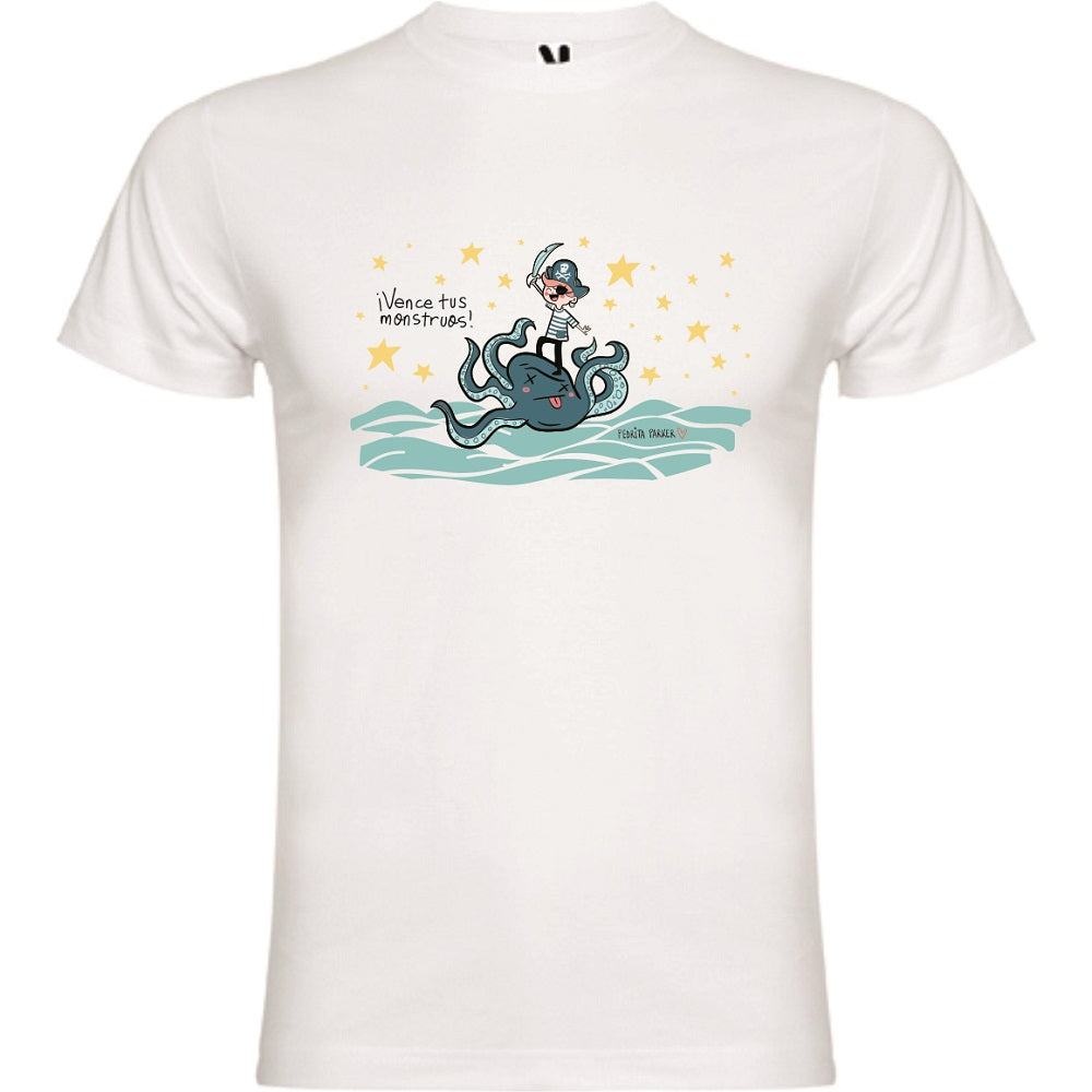 Camiseta Pirata "Vence tus monstruos"